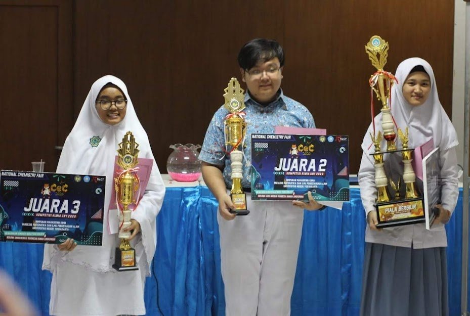 Puncak Prestasi, Pemenang Olimpiade Kimia Nasional (OKN)